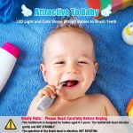 DADA-TECH Baby Electric Toothbrush, Toddler Teeth Brushes with Smart LED Timer and Sonic Technology for Infants Ages 0-3 Years (Blue) - Image 2